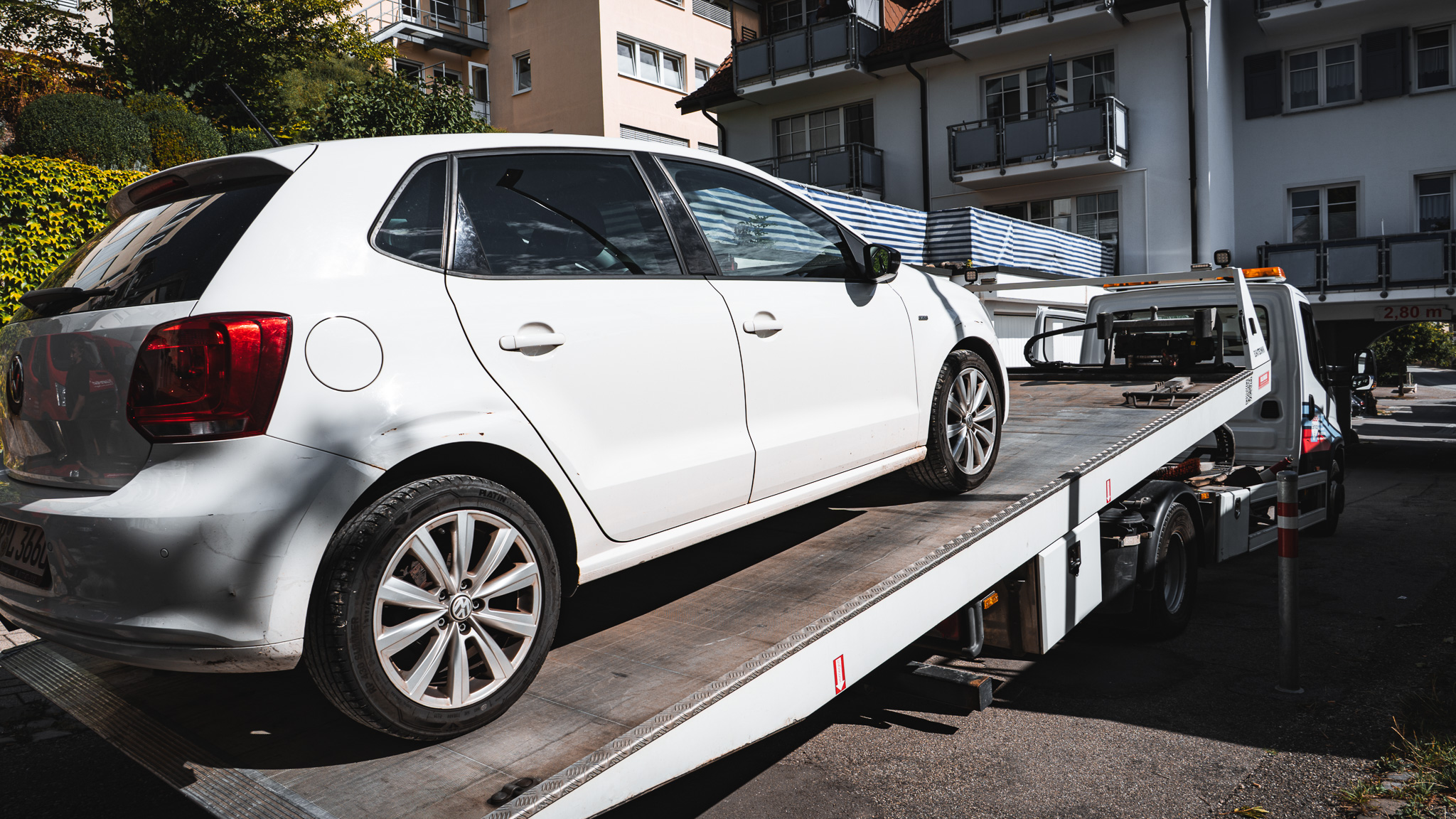 Abschleppfahrzeug von Bosch Car Service Probst